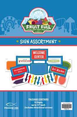 Fruit Full VBS Sign Assortment (pk of 12)