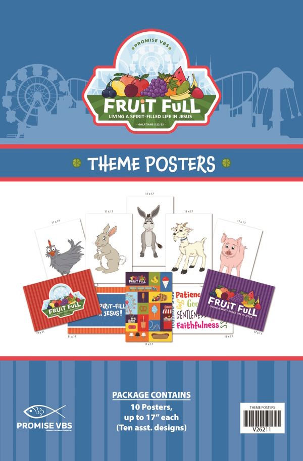 Fruit Full VBS Theme Posters (pk of 10)