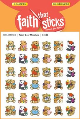 Teddy Bear Miniature Stickers