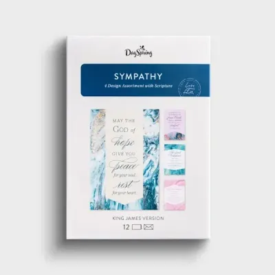Boxed Cards - Sympathy - Marble (KJV)