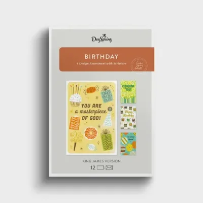 Boxed Cards - Birthday - Artsy Fun (KJV) Boxed Cards - Birthday - Artsy Fun (KJV)