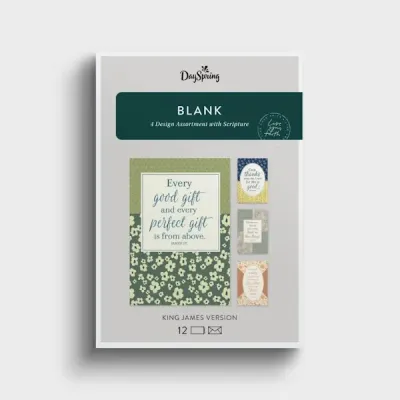 Boxed Cards - Blank - Scripture (KJV)