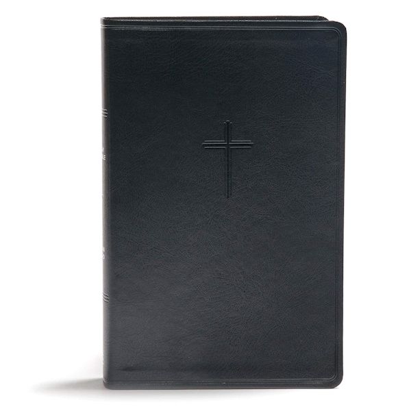 CSB Everyday Study Bible, LeatherTouch, Black