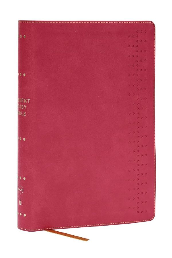 NKJV Student Study Bible, Leathersoft, Pink