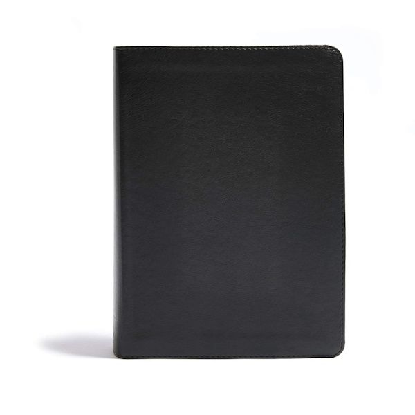 CSB He Reads Truth Bible, LeatherTouch, Black