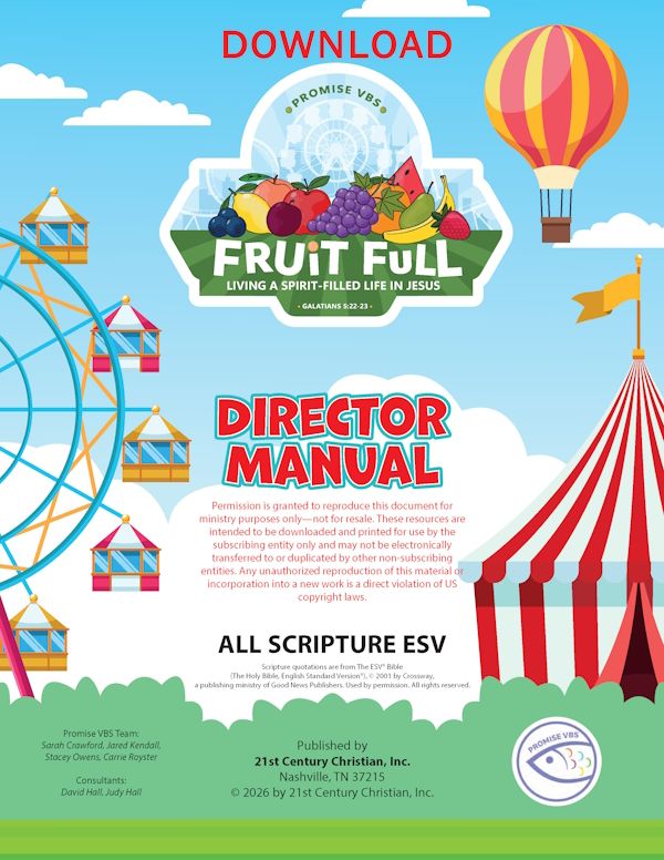 Fruit Full VBS Extra Director's Manual Download