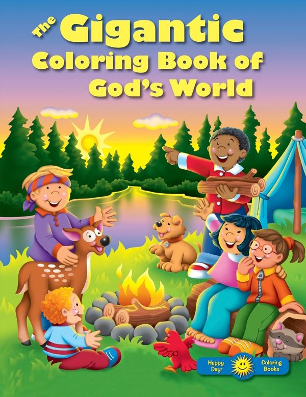 The Gigantic Coloring Book Of Gods World
