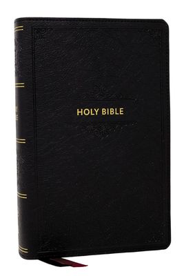 KJV Personal Size Large Print Bible, Leathersoft, Black, Indexed