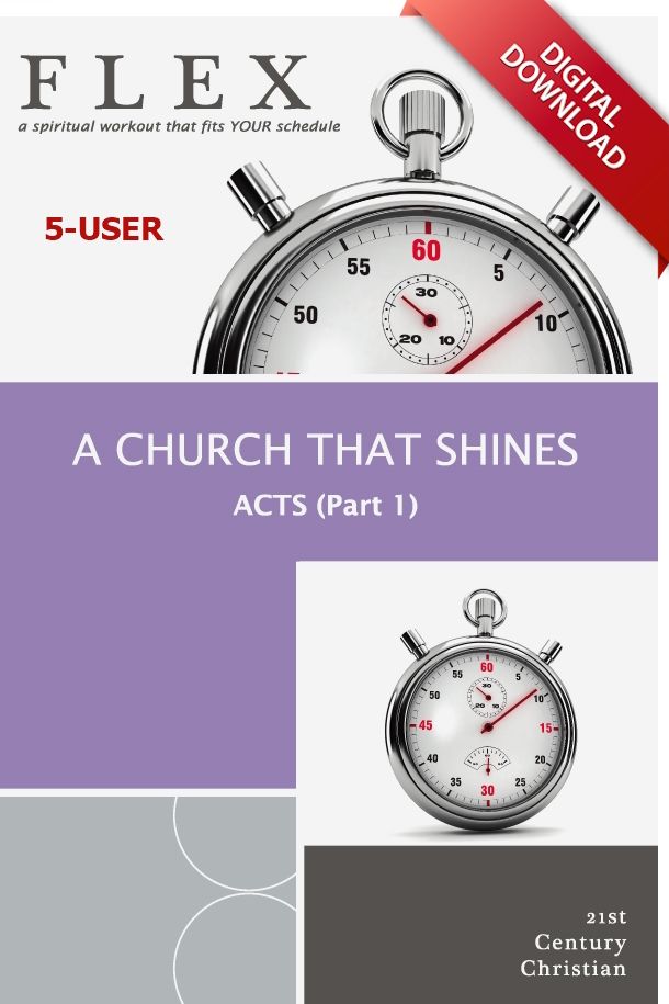 A Church That Shines (Acts Part 1) - eBook Format 5-User License A Church That Shines (Acts Part 1) - eBook Format 5-User License