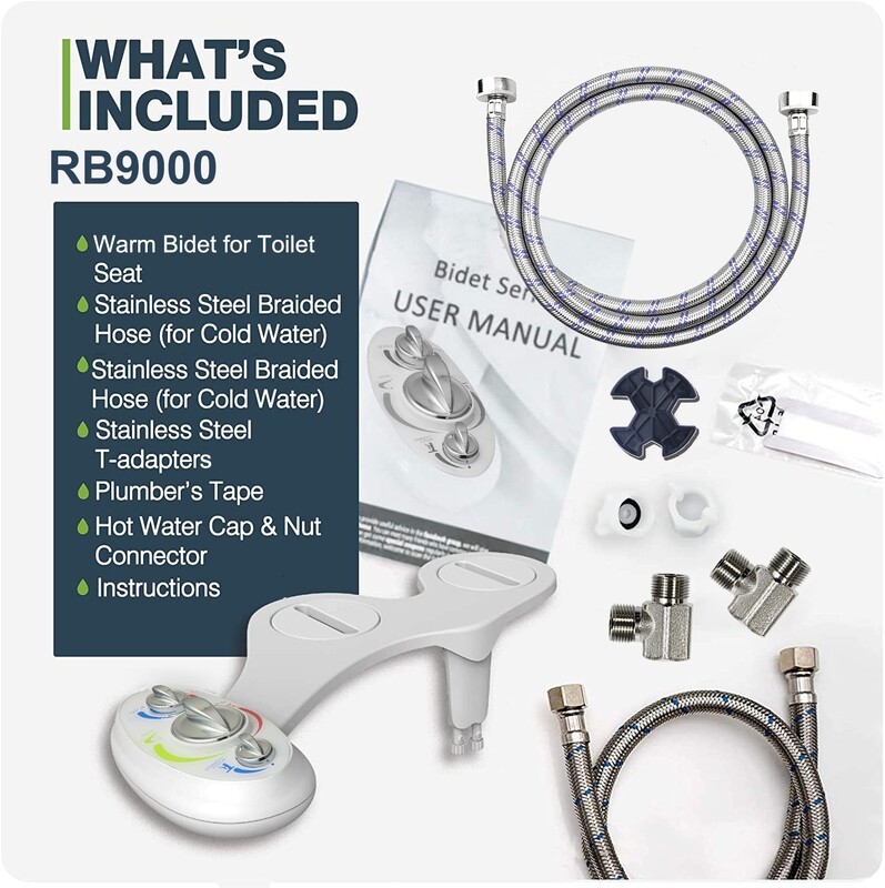 RB9000 hot/cold all metal bidet