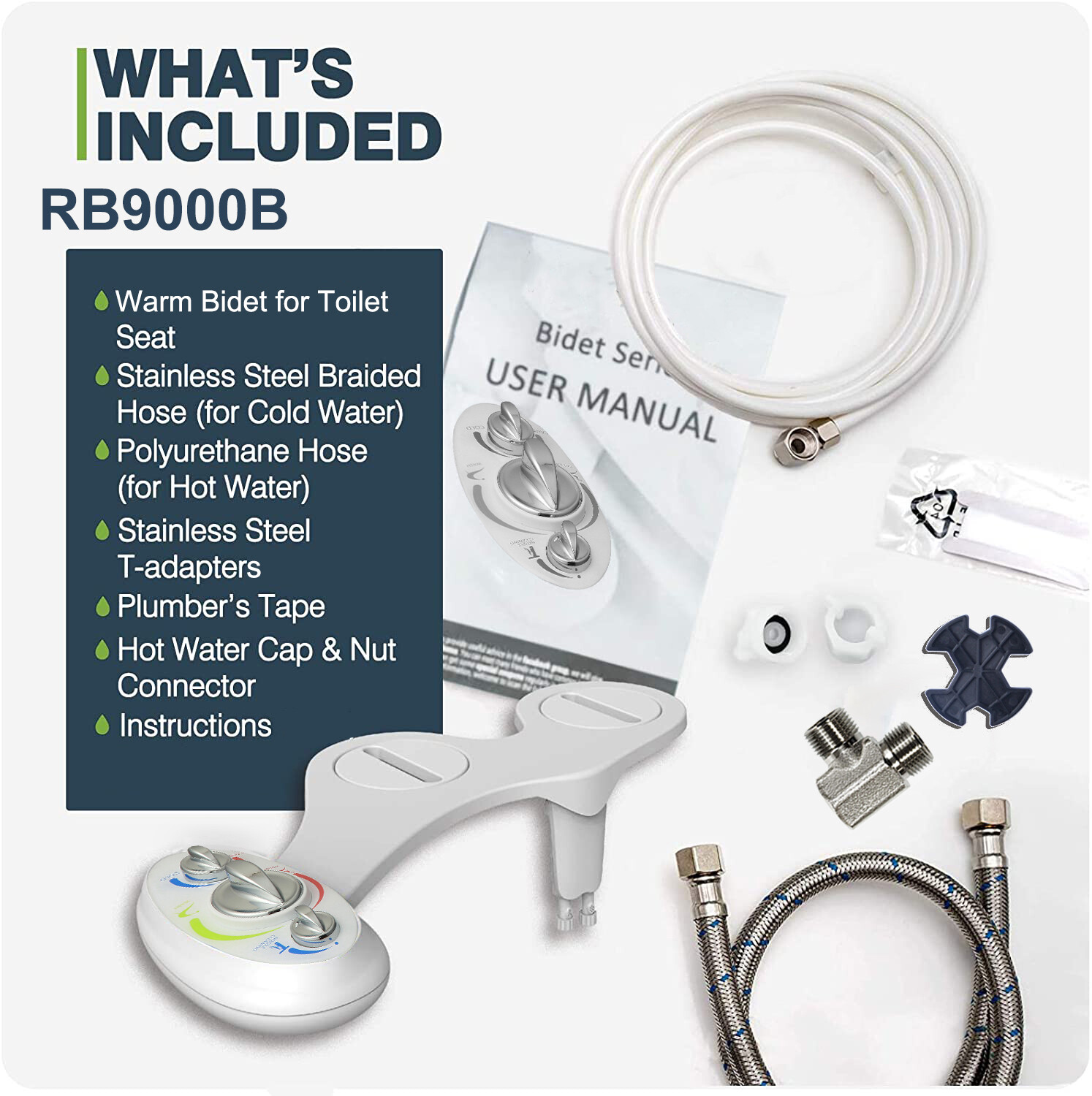 ​RB9000B: All metal hot/cold bidet