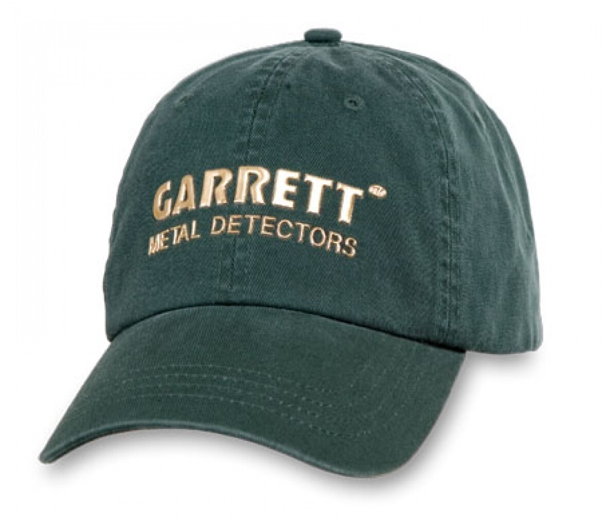 Garrett Metal Detectors - Metallic Logo With Textured Gold Color Cap