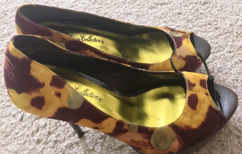 Leopard Design Court Shoes High Heels