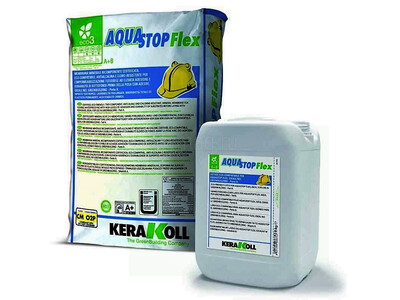 Двухкомпонентная гидроизоляция Aquastop Flex Kerakoll 32 кг (24+8)