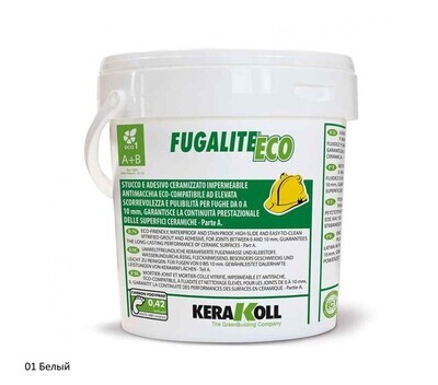 Fugalite ECO KERAKOLL эпоксидная затирка для швов 01 (Белый) 3 кг