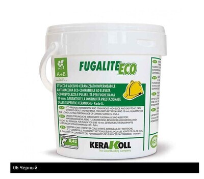 Fugalite ECO KERAKOLL эпоксидная затирка для швов 06 Черный (Nero) 3 кг