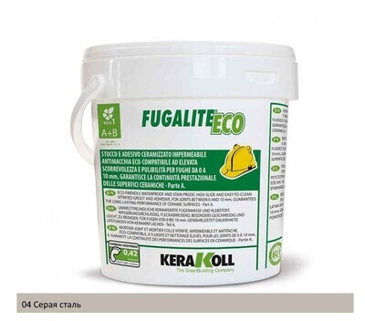 Fugalite ECO KERAKOLL эпоксидная затирка для швов 04 (Серый стальной) 3 кг