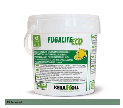 Fugalite ECO KERAKOLL эпоксидная затирка для швов 49 Зеленый (Muscio) 3 кг