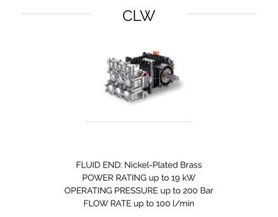 CLW - Up To 200 Bar - Up To 100 L/min