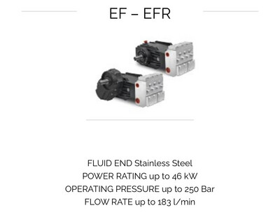 EF - EFR - Up Tp 250 Bar - Up To 183 l/min