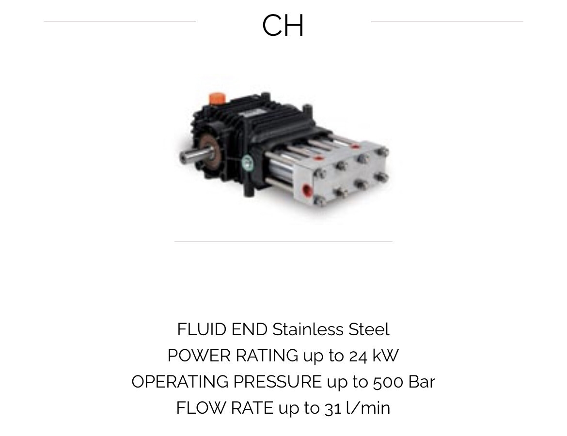 CH - Up To 500 Bar - Up To 31 l/min