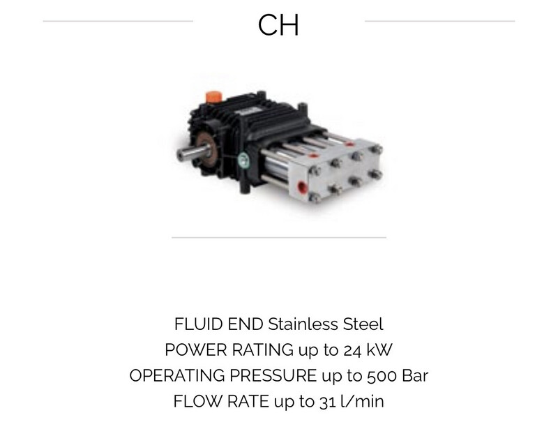 CH - Up To 500 Bar - Up To 31 l/min
