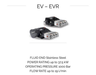 EV - EVR - Up To 1000 Bar - Up To 19 l/min