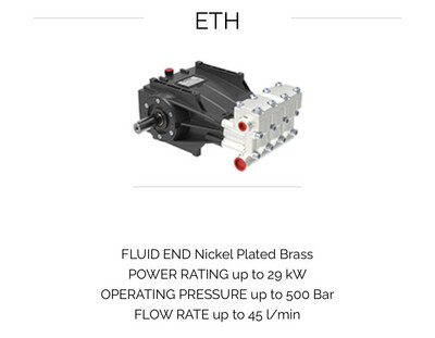 ETH - Up To 500 Bar - Up To 45 l/min