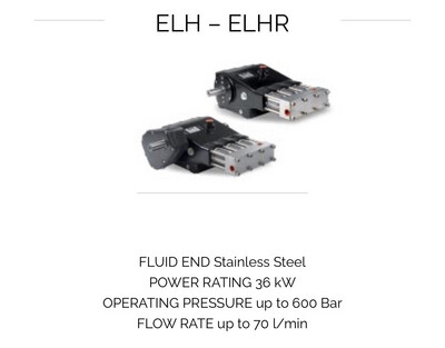 ELH - ELHR - Up To 600 Bar - Up To 70 l/min