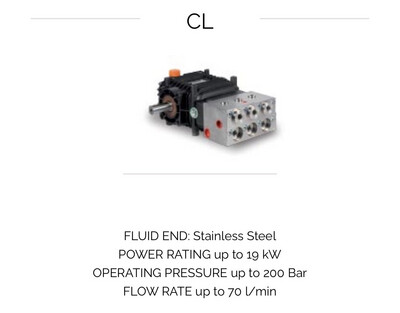 CL - Up To 200 Bar - Up To 70 l/min