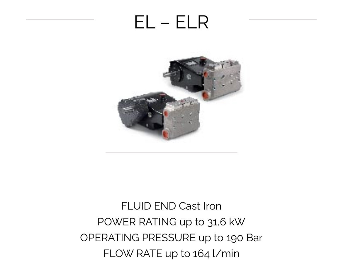 EL - ELR - Up To 190 Bar - Up To 164 l/min
