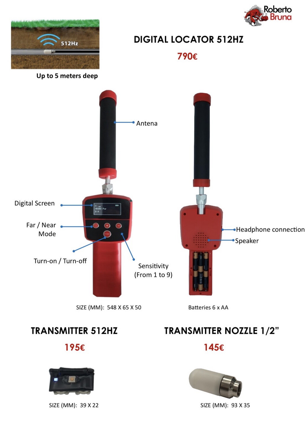 Digitaalinen Paikannin 512 hz