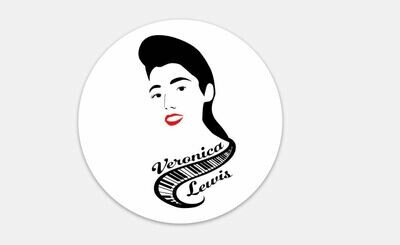 Veronica Lewis Round Sticker