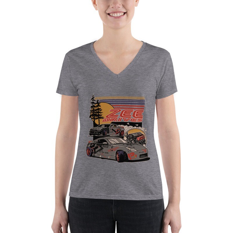 Women's Deep V Full Color 