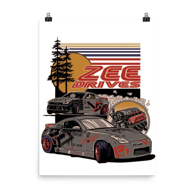Full Color Zeedrives Poster
