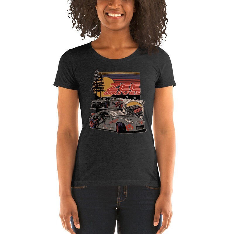 Women&#39;s full color Zeedrives shirt