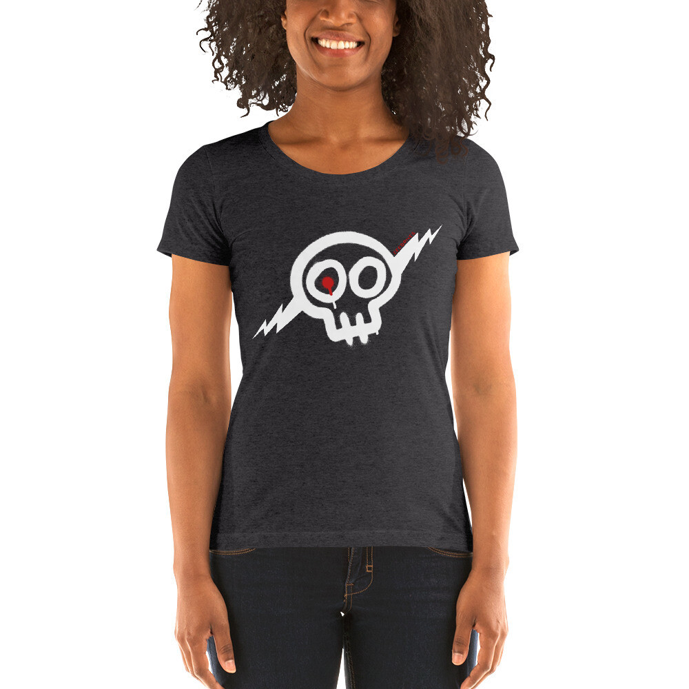 Women&#39;s white Skully t-shirt