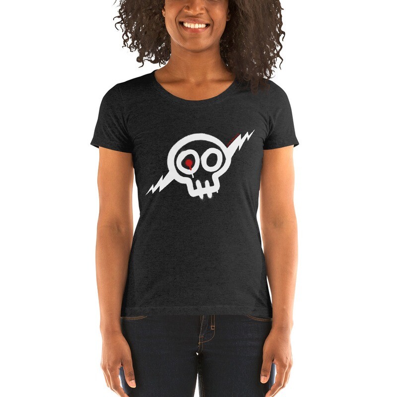 Women's white Skully t-shirt