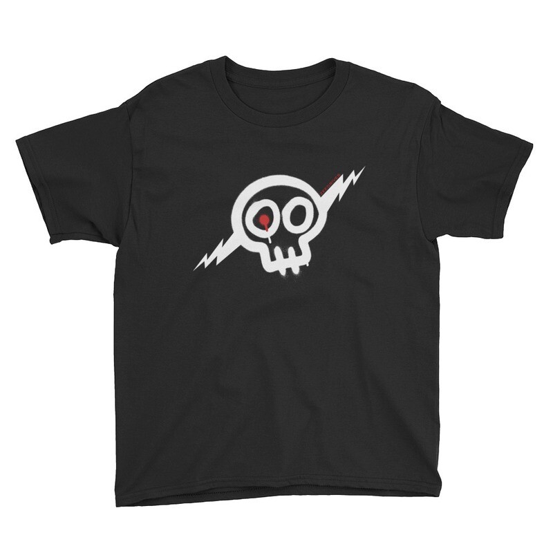 Kids&#39; white Skully shirt