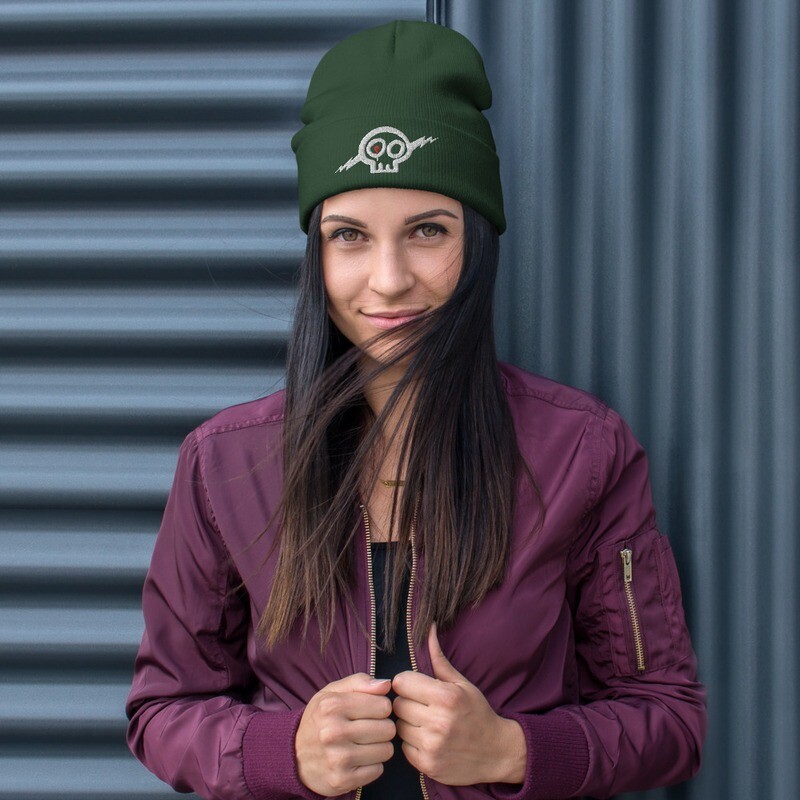 Skully Beanie Toque - Embroidered