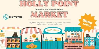 Holly Point Market 6 markets + Holiday market free package deal Non-Parking (must park in lot after unloading)