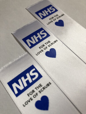 NHS For the Love of Scrubs Standard Label x 100 Labels