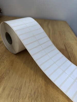 Printed Barcode Component Labels 30mm x 9mm Polyester Labels