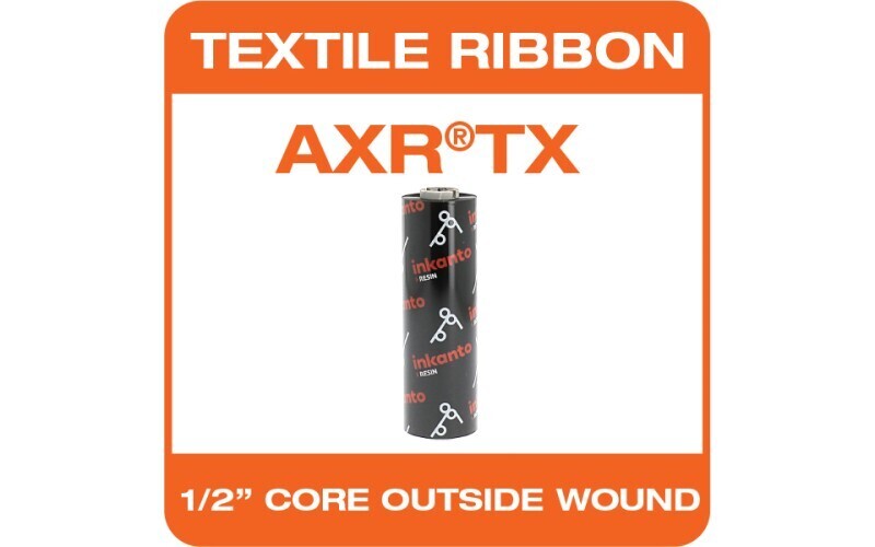110mm X 74 Meter INKANTO AXRTX Wash Care Black Printer Ribbon