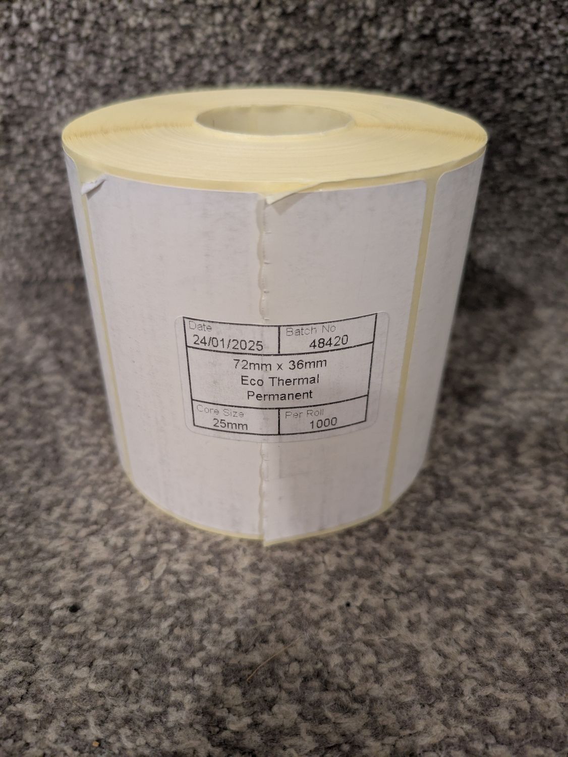72 x 36mm Direct Thermal Pharmacy Labels