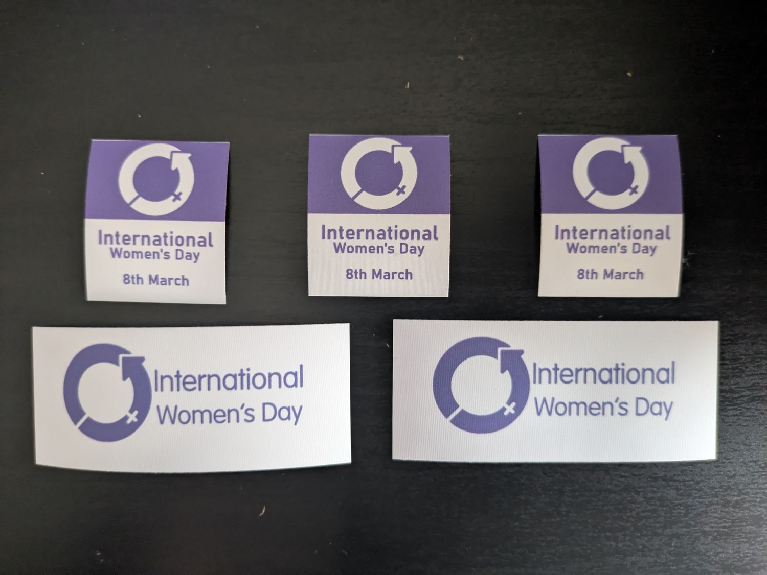 International Women&#39;s Day Labels