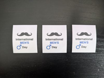 International Men's Day Labels