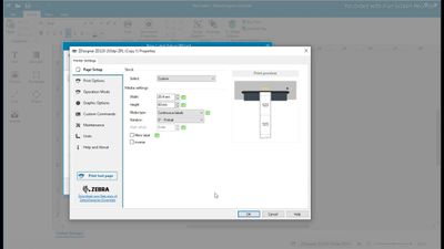 ZebraDesigner Essentials software