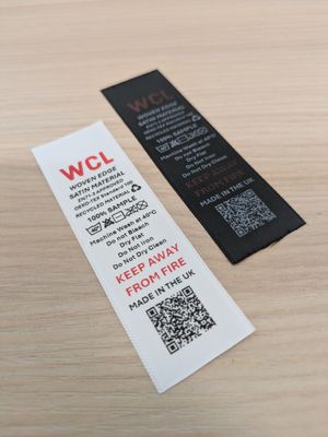 EN71 Woven Edge Satin (Recycled) Printed