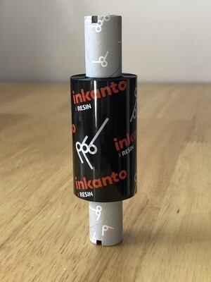 55mm X 74 Meter INKANTO ATX1 Wash Care Black Printer Ribbon